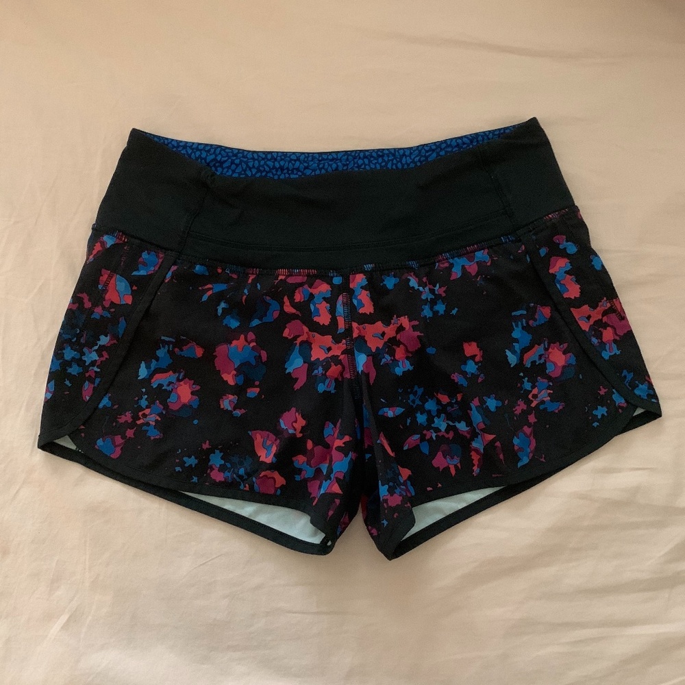lululemon speed shorts, 4"